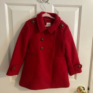 Red Pea Coat